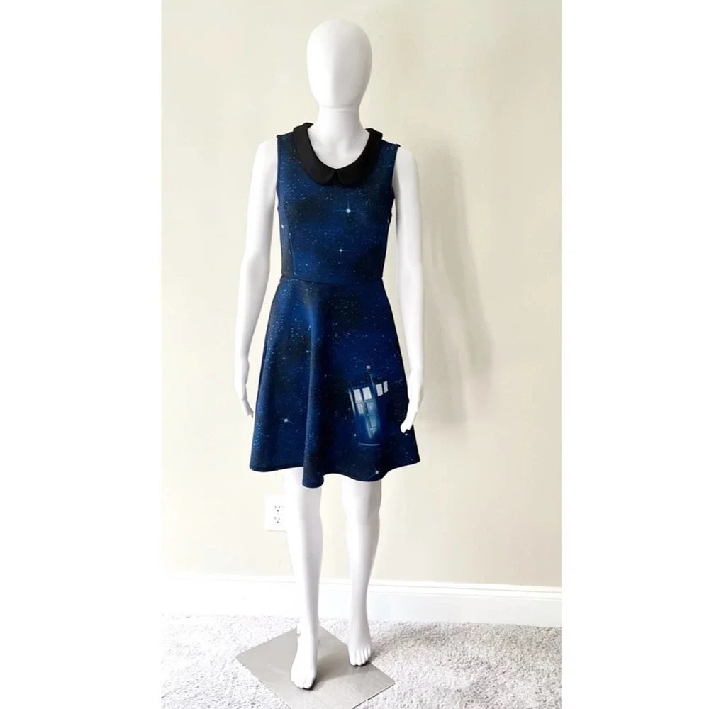 Doctor Who Blue Dress Size: Small #029-0854 - Picture 8 of 11